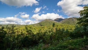 Clouds over the Forest and Smoky Mountains - Pigeon Forge, Tennessee, USA